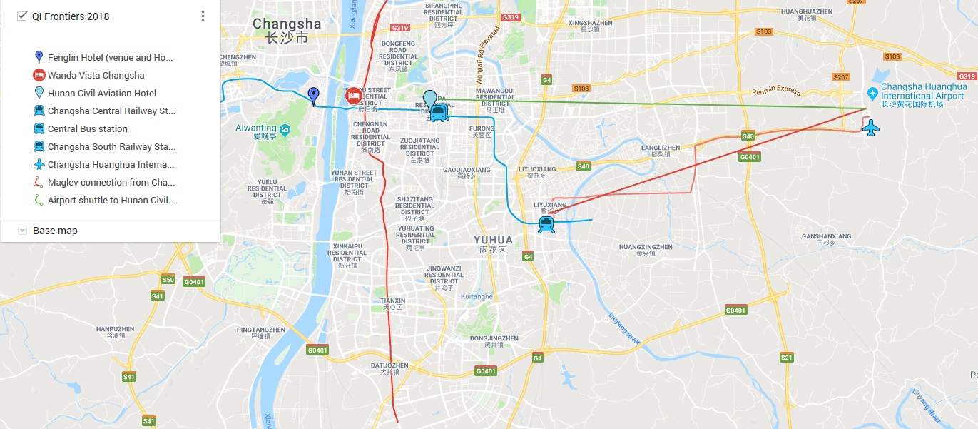 QI2018 Changsha Map