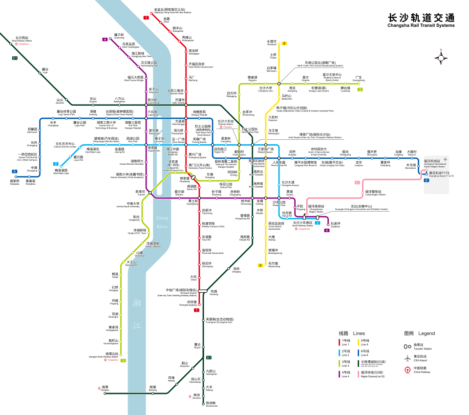Changsha metro map